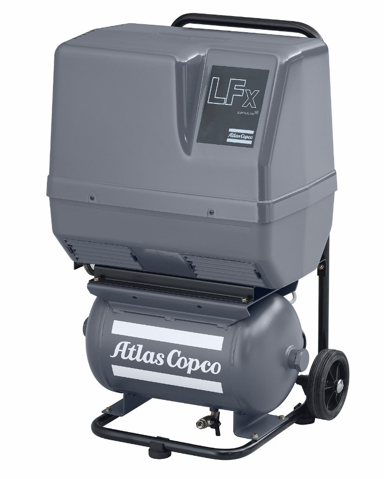 Поршневой компрессор Atlas Copco LFx0.7 (3PH) Trolley - Electric 20л.