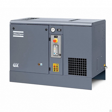 Atlas Copco GX3 10P CE Винтовой, маслосмазываемый компрессор с воздушным охлаждением Atlas Copco GX3 10P CE
