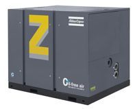 Турбокомпрессор Atlas Copco ZH350+ Безмасляный, трехступенчатый, воздушный, турбокомпрессор Atlas Copco ZH350+ с предустановленным коллектором охлаждающей воды, встроенным продувочным клапаном с глушителем.