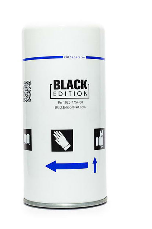 Масляный фильтр Black Edition. Масляный сепаратор для компрессора Atlas Copco.