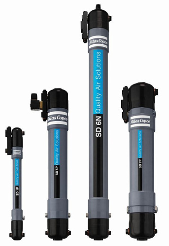 Atlas Copco SD 3N-10STD. Мембранные осушитель сжатого воздуха Atlas Copco SD 3N-10STD с фильтром предварительной очистки воздуха, для использования в интенсивных, тяжелых условиях.