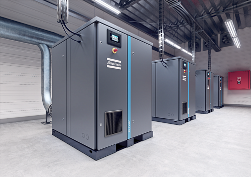 Atlas Copco ZS 4 VSD+ 37 Ротационная винтовая воздуходувка Atlas Copco ZS 4 VSD+ 37 600