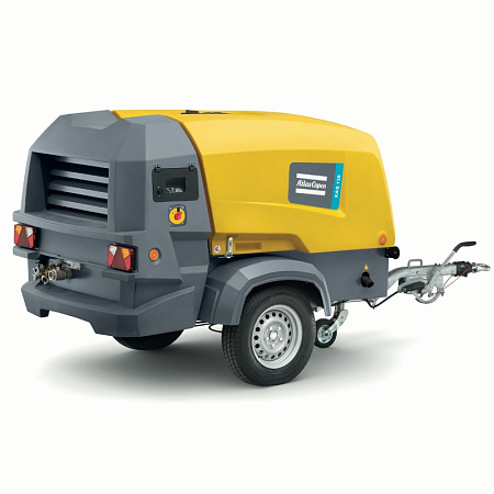 Компрессор Atlas Copco XAS 138. Дизельный, передвижной, компрессор Atlas Copco XAS 138 на шасси.