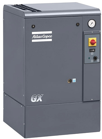 Atlas Copco GX2 10P CE Винтовой, маслосмазываемый компрессор с воздушным охлаждением Atlas Copco GX2 10P CE