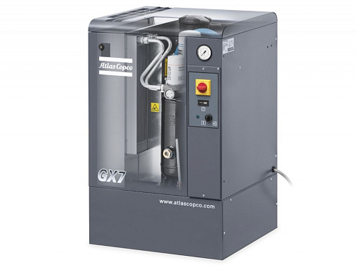 Atlas Copco GX7 10FF Винтовой, маслосмазываемый компрессор с воздушным охлаждением Atlas Copco GX7 10FF