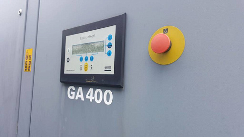 Atlas Copco компрессор GA400 10P Twin Atlas Copco компрессор GA400 10P Twin, винтовой, электрический, воздушный, маслозаполненный.