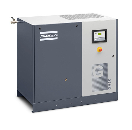 Atlas Copco компрессор GA18 16P FM Atlas Copco компрессор GA18 16P FM, винтовой, электрический, воздушный, маслозаполненный.