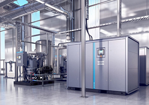 Atlas Copco ZR 132 VSD+ -10.4 FF iMD.. Высокотехнологичный, безмасляный, воздушный промышленный компрессор Atlas Copco ZR 132 VSD+ -10.4 FF iMD.