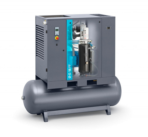 Компрессор Atlas Copco G18 10P Винтовой, воздушный, промышленный компрессор Atlas Copco G18 10P