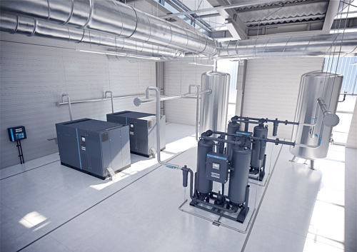 Atlas Copco ZR 400 - 10. Высокотехнологичный, безмасляный, воздушный промышленный компрессор Atlas Copco ZR 400 - 10.