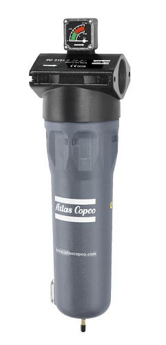 Фильтр Atlas Copco PDp 170+. Магистральный пылевой фильтр Atlas Copco PDp 170+ высокоэффективный пылевой для удаления частиц пыли размером не более 0.01 мкм.