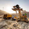 Компрессор Atlas Copco XAHS 347. Дизельный передвижной компрессор повышенной мощности на шасси Atlas Copco XAHS 347.