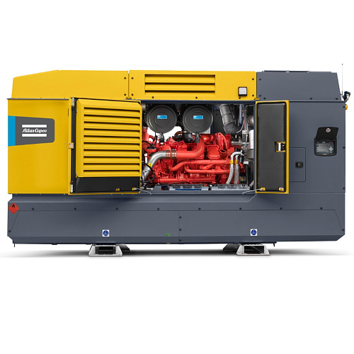 Компрессор Atlas Copco X 28. Дизельный передвижной компрессор высокой мощности на раме Atlas Copco X 28.