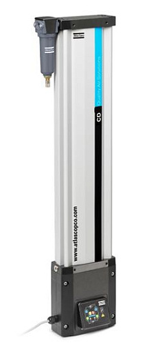 Осушитель Atlas Copco CD1.5+. Адсорбционный осушитель сжатого воздуха Atlas Copco CD1.5+ с холодной регенерацией. Используется для продувки только сжатый воздух, что уменьшает число электрических подключений.