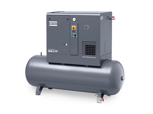 Atlas Copco GX7 10FF Винтовой, маслосмазываемый компрессор с воздушным охлаждением Atlas Copco GX7 10FF