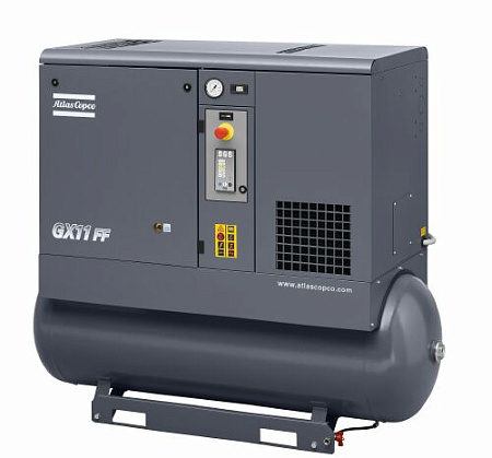Atlas Copco GX11 10FF. Винтовой, маслосмазываемый компрессор с воздушным охлаждением Atlas Copco GX11 10FF.