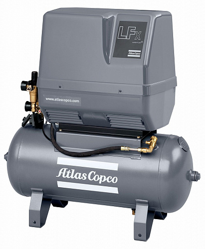 Поршневой компрессор Atlas Copco LFx0.7 (3PH) Receiver Mounted 50 л.. Поршневой, безмасляный компрессор Atlas Copco LFx0.7 (3PH) Receiver Mounted 50 л..