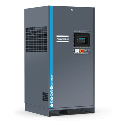 Компрессор Atlas Copco GA5 VSD MED 7.5. Винтовой, маслосмазываемый медицинский компрессор Atlas Copco GA 5 VSD MED 7.5.