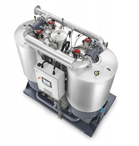 Осушитель воздуха Atlas Copco XD 550+. Адсорбционный осушитель воздуха Atlas Copco (Атлас Копко) XD 550+ с охлаждением без продувки используют тепло, вырабатываемое при сжатии, для регенерации адсорбента. Осушитель XD 550+ не потребляет сжатого воздуха в процессе нагрева или охлаждения.