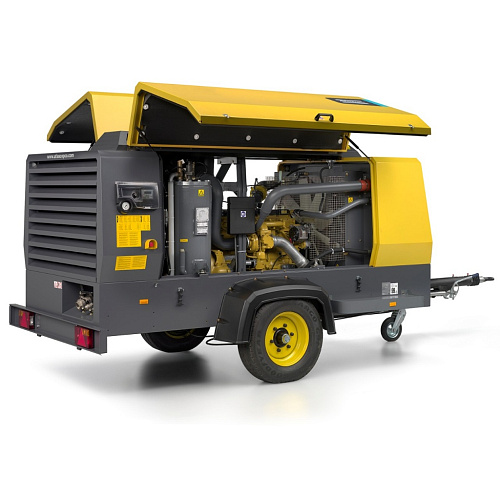 Компрессор Atlas Copco XAXS 277. Дизельный передвижной компрессор повышенной мощности на шасси Atlas Copco XAXS 277.