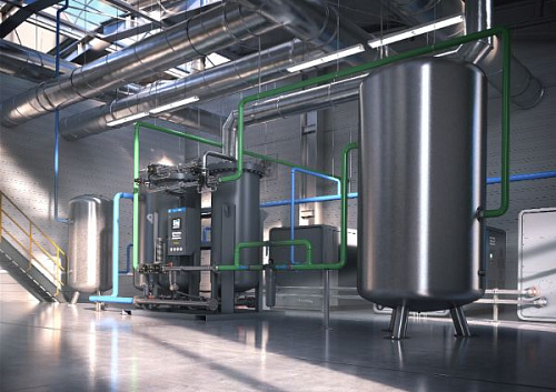 Atlas Copco NGP360+ Генератор азота адсорбционного типа Atlas Copco NGP360+ (99.95-99.999%%)