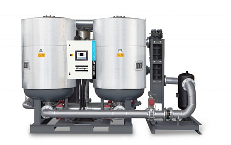 Осушитель воздуха Atlas Copco XD 3000+. Адсорбционный осушитель воздуха Atlas Copco (Атлас Копко) XD 3000+ с охлаждением без продувки используют тепло, вырабатываемое при сжатии, для регенерации адсорбента. Осушитель XD 3000+ не потребляет сжатого воздуха в процессе нагрева или охлаждения.