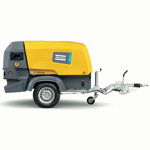 Компрессор Atlas Copco XAS 138. Дизельный, передвижной, компрессор Atlas Copco XAS 138 на шасси.