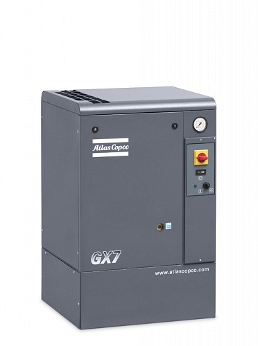 Atlas Copco GX7 10P Винтовой, маслосмазываемый компрессор с воздушным охлаждением Atlas Copco GX7 10P