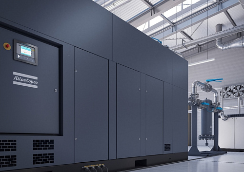 Турбокомпрессор Atlas Copco ZH630+ 3.9. Безмасляный, двухступенчатый, воздушный, турбокомпрессор Atlas Copco ZH630+ 3.9 с предустановленным коллектором охлаждающей воды, встроенным продувочным клапаном с глушителем.
