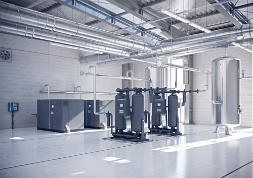 Atlas Copco ZR 275 - 10 FF. Высокотехнологичный, безмасляный, воздушный промышленный компрессор Atlas Copco ZR 275 - 10 FF со встроенным осушителем.