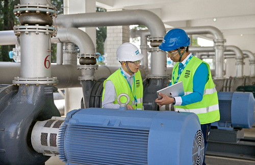 Воздуходувка Atlas Copco ZM 143. Многоступенчатая центробежная нагнетательная и вакуумная воздуходувка Atlas Copco ZM 143