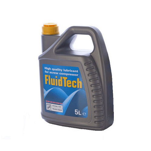 FLUIDTECH 6215715900. Масло компрессорное минеральное FLUIDTECH 6215715900 5 л. для легкой и тяжелой промышленности. Диапазон температуры окружающей среды от 0 до +35 °C.
