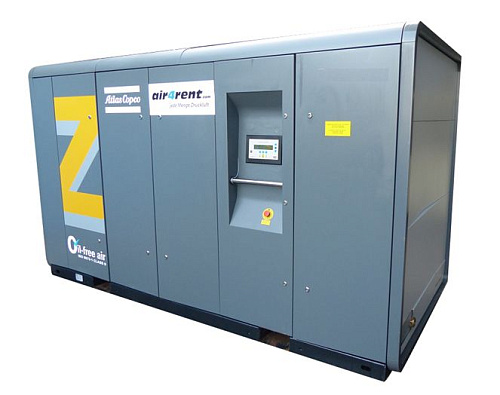 Atlas Copco ZT 132 VSD - 10.4 Pack. Компрессор Atlas Copco ZT 132 VSD - 10.4 Pack с воздушным охлаждением.