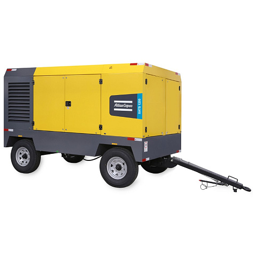 Компрессор Atlas Copco XATS 1200. Дизельный передвижной компрессор высокой мощности на шасси Atlas Copco XATS 1200.