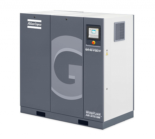 Atlas Copco Atlas Copco GA 45 VSD FF. Винтовой, воздушный маслонаполненный компрессор Atlas Copco GA 45 VSD FF