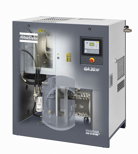 Atlas Copco компрессор GA30 8.5FF Atlas Copco компрессор GA30 8.5FF, винтовой, электрический, воздушный, маслозаполненный.