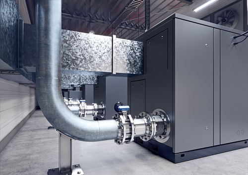 Atlas Copco ZS 4 VSD+ 37 Ротационная винтовая воздуходувка Atlas Copco ZS 4 VSD+ 37 400