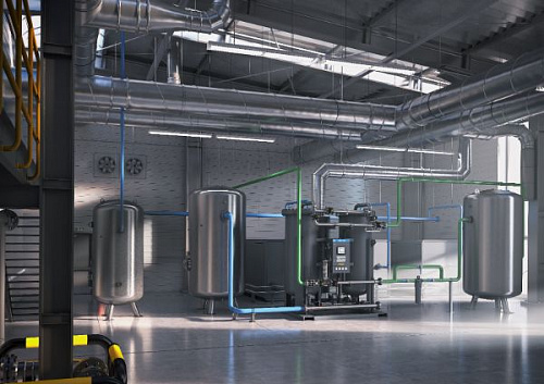 Atlas Copco NGP360+ Генератор азота адсорбционного типа Atlas Copco NGP360+ (99.95-99.999%%)