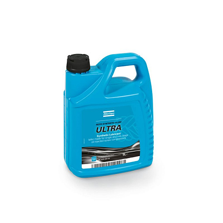 Roto Synthetic RS ULTRA 5л. Синтетическое масло Atlas Copco Roto Synthetic RS ULTRA 1630 2041 05 для компрессоров серии GA, GX, GN, GR. Пластиковая канистра 5 литров. Диапазон температуры окружающей среды от 0 до +40 °C.