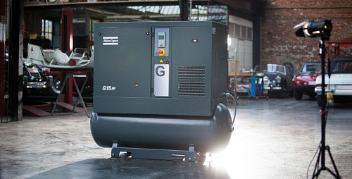 Компрессор Atlas Copco G15L 7,5FF CE Винтовой, воздушный, промышленный компрессор Atlas Copco G15L 7,5FF CE