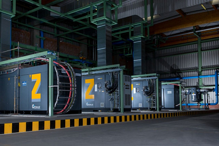 Безмасляный трехступенчатый турбокомпрессор Atlas Copco ZH 26000+ Безмасляный трехступенчатый турбокомпрессор Atlas Copco ZH 26000+