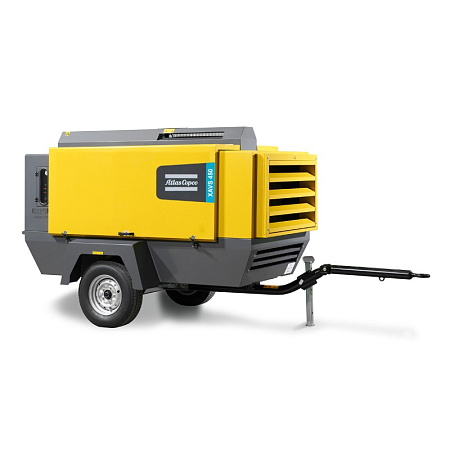 Компрессор Atlas Copco XAVS 450. Дизельный, передвижной, компрессор Atlas Copco XAVS 450 на шасси.