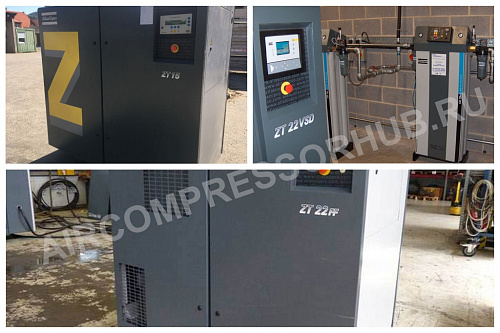 Atlas Copco ZT 45 - 8.6. Компрессор Atlas Copco ZT 45 - 8.6 с воздушным охлаждением.