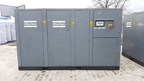 Atlas Copco компрессор GA 180 VSD P Atlas Copco компрессор GA 180 VSD P, винтовой, электрический, воздушный, маслозаполненный.
