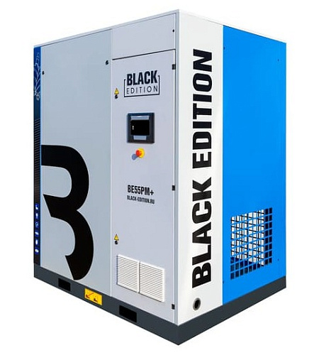 BE75 PM+ Винтовой воздушный промышленный компрессор Black Edition BE75 PM+