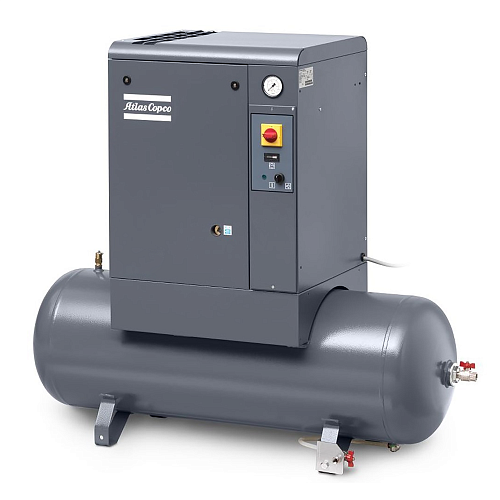 Atlas Copco GX3 10FF. Винтовой, маслосмазываемый компрессор с воздушным охлаждением Atlas Copco GX3 10FF.