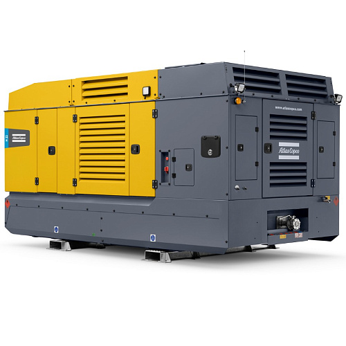 Компрессор Atlas Copco H 23. Дизельный передвижной компрессор высокой мощности на раме Atlas Copco H 23.