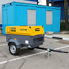 Электрический компрессор Atlas Copco XA 57E. Электрический передвижной компрессор Atlas Copco XA 57E с электродвигателем, на шасси. На компрессоры на шасси выдается ПТС или ПСМ.