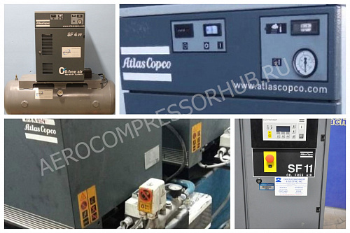 Atlas Copco компрессор SF15+ 8FF Multi Atlas Copco компрессор SF15+ 8FF Multi, спиральный, электрический, воздушный, безмасляный.