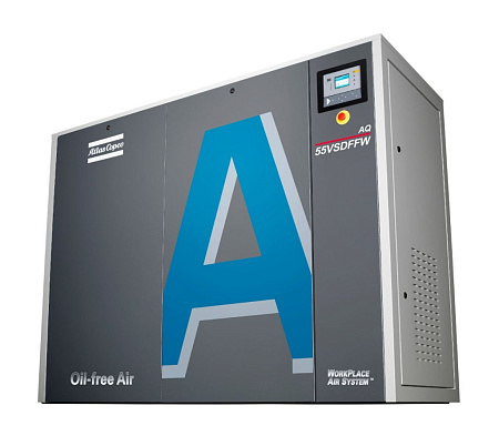 Atlas Copco компрессор AQ55 VSD 13FF water-cooled Atlas Copco компрессор AQ55 VSD 13FF water-cooled, безмасляный, электрический, воздушный.